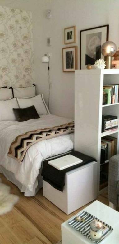 Astuces d'aménagement de studio, coin chambre - Nantes 44