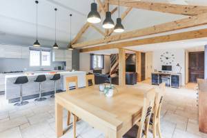 cuisine, salon et salle à manger, le tout en une seule pièce ! 