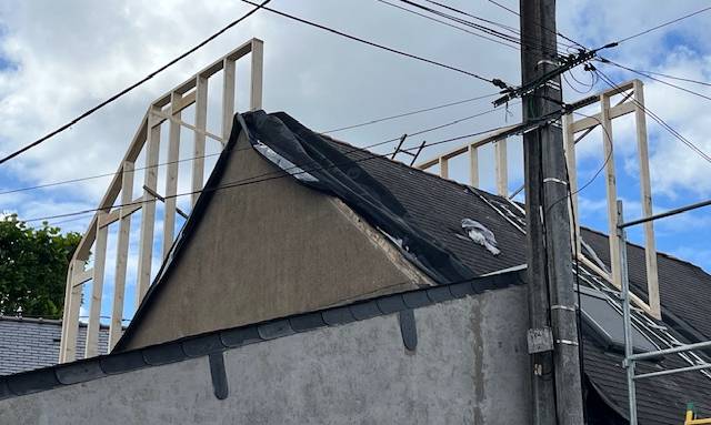 Surélévation de maison en ossature bois à Nantes (44)