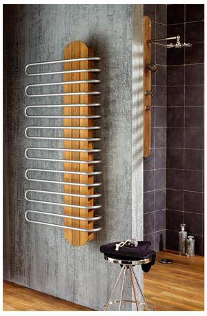 Radiateur sèche-serviettes en teck -Aubade