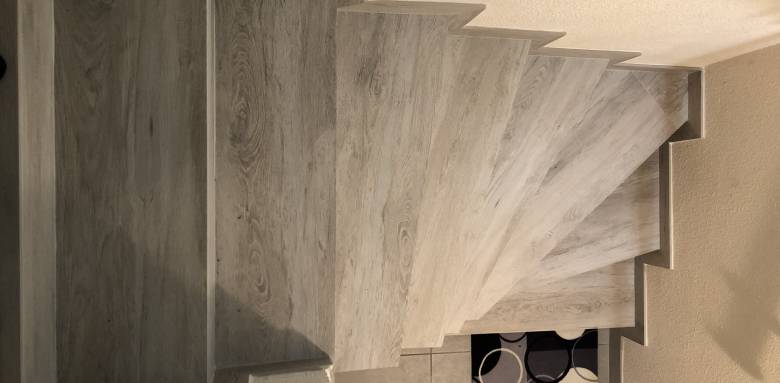 Escalier tout en béton