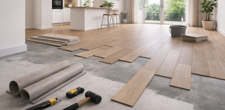 Refaire un sol sans rehausser le niveau