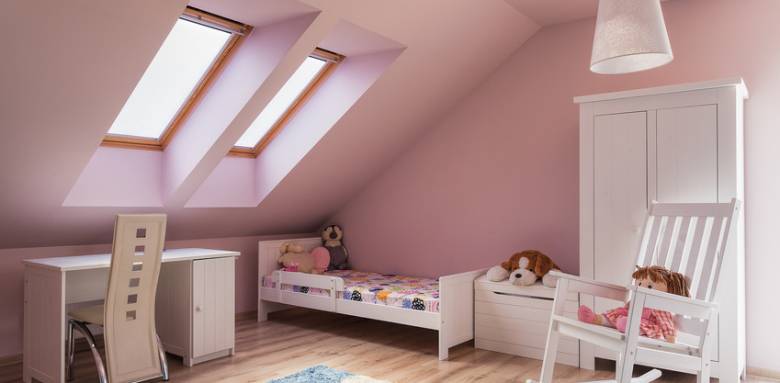 Aménagement de combles en chambre d'enfant - Bourg-en-Bresse 01