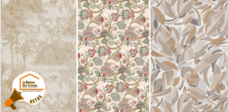  Papier peint texturé, Papier peint en relief, Papier peint effet 3D, Papier peint velours, Papier peint métallisé, Papier peint mat