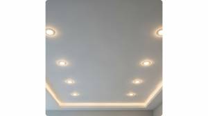 Création d’un faux-plafond design avec spots intégrés - Auvers 50500