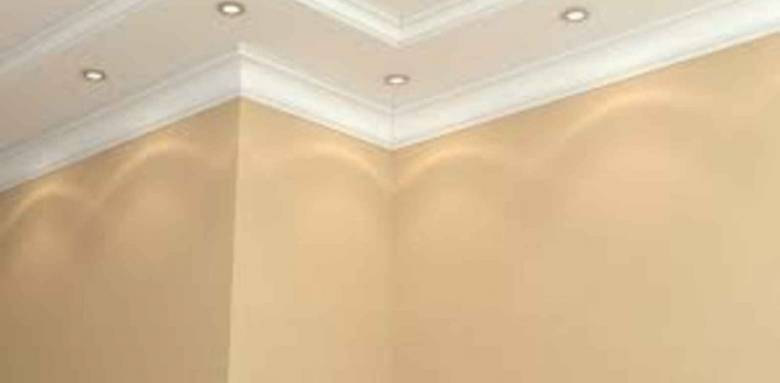 plafond avec corniche contemporaine