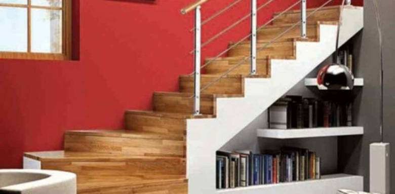 Montgeron- Escalier en bois après rénovation