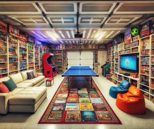 Salle de jeux dans garage Arras