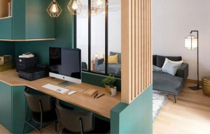 Bureau coin salon