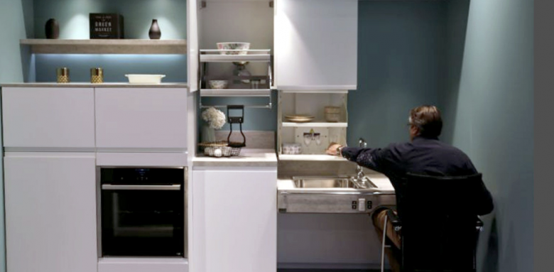 cuisine adaptée PMR (illustration Pinterest)