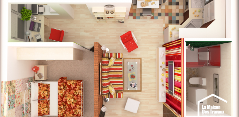 Aménagement appartement Albi