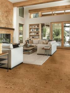 Pièce a vivre sol en liège 