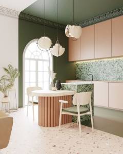 Cuisine en Terrazzo