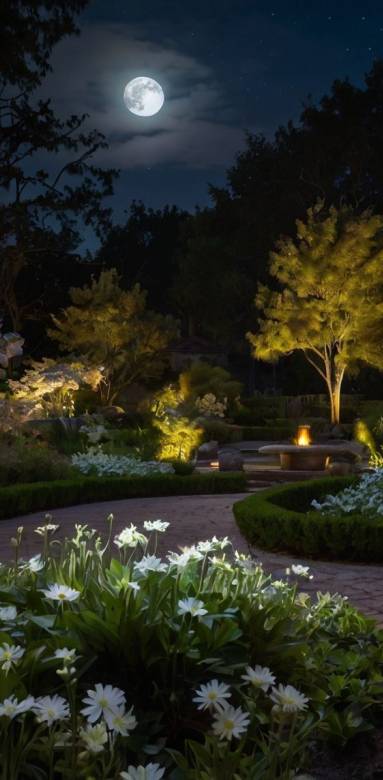 Jardin nocturne Noisy-le-Grand