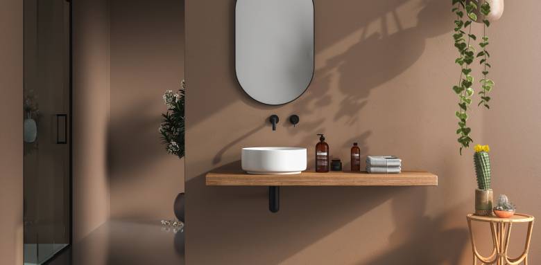 Choisir la robinetterie encastrable. 