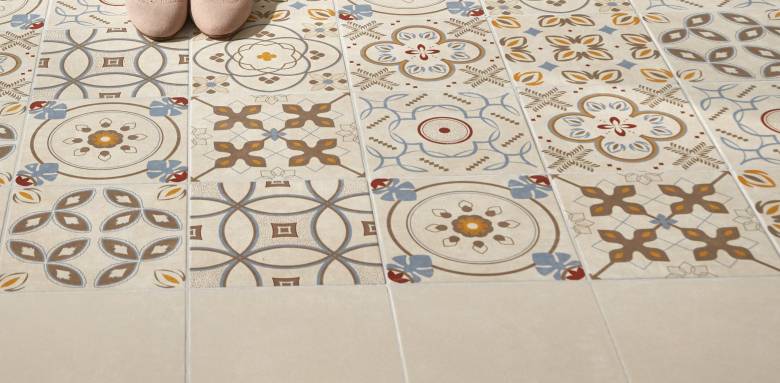 carrelage mixte cuisine Leroy Merlin