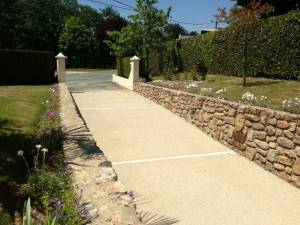 Allée de jardin - paysagiste 77, maçon 77, entreprise de maçonnerie 77, jardinier 77