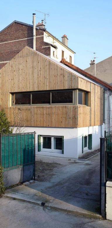 Surélévation de maison en bois avec bardage bois - Bouc-Bel-Air-13