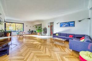 Pose en chevron pour ce parquet massif 