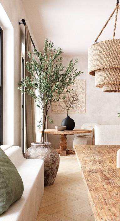 Vue du style Japandi