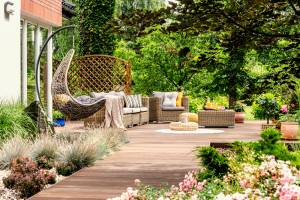 Une terrasse bien pensée et bien aménager pour profiter des beaux jours