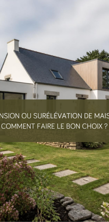 Projet d'agrandissement d'une maison individuelle à Sarzeau