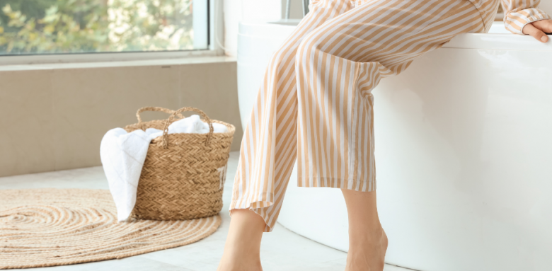Chauffage au sol dans la salle de bain