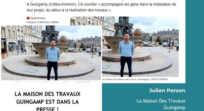 La Maison Des Travaux Guingamp dans la presse !
