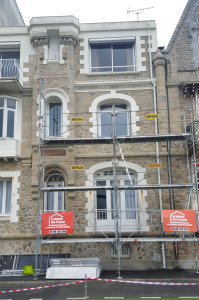 Ravalement de façade d'un immeuble en copropriété
