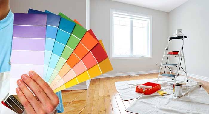 Travaux de peinture en intérieur