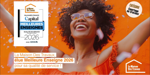 La Maison des Travaux Bassin Genevois Pays de Gex, Meilleure Enseigne 2026, magazine Capital rénovation, courtier en travaux Haute-Savoie, réseau d’artisans de confiance, élu meilleure enseigne 2026, rénovation maison