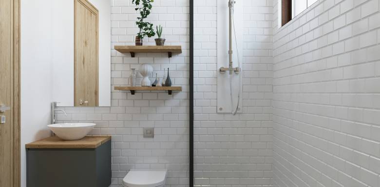 Petite salle d'eau à Paris 