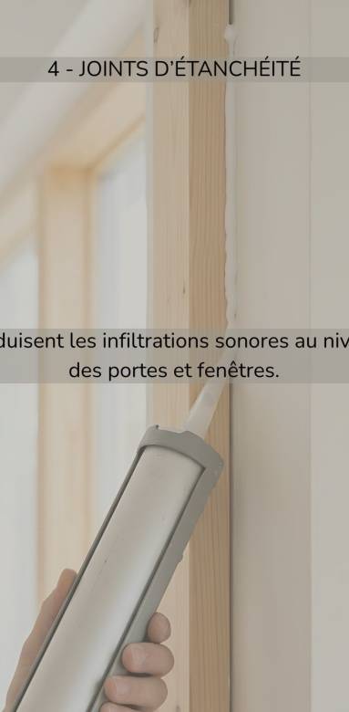 Réduire le bruit en réalisant des joints d'étanchéité sur Carnoux en Provence 