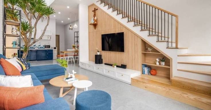 l’espace sous l’escalier  à paris 18 