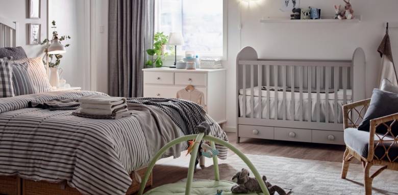 chambre bébé dans chambre parentale