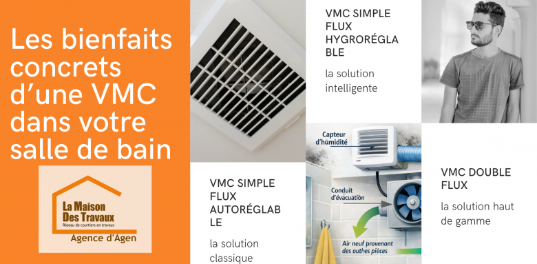 Découvrez les différents types de VMC et leurs bénéfices pour une salle de bain saine et durable.