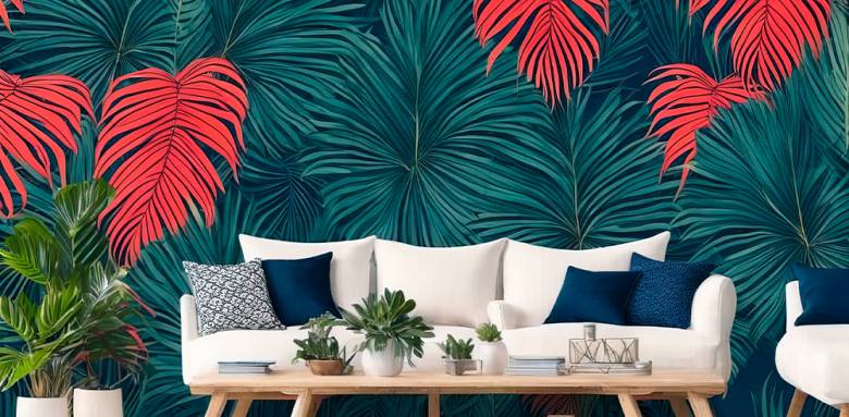 Papier peint salle salon à Poitiers