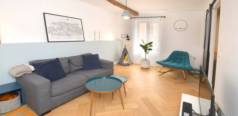 parquet en chevrons à Voiron