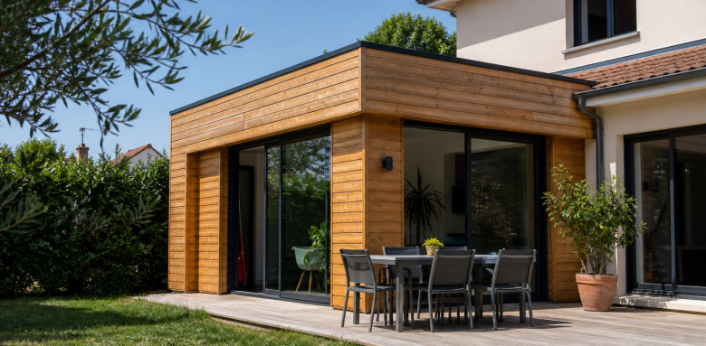 Extension bois à Meyzieu : combien de temps dure un chantier ?