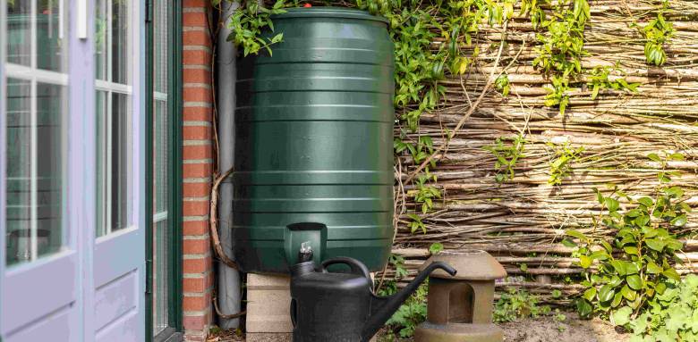 Citerne murale pour récupération eau de pluie