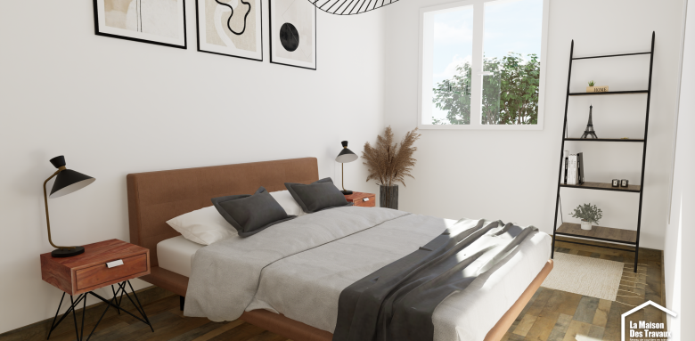 Plan 3D chambre