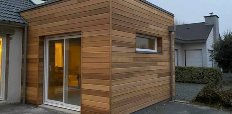 ossature bois extension