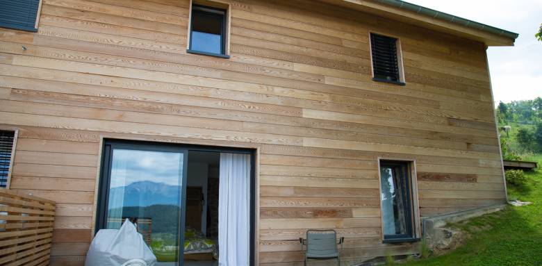 Bardage bois après ravelement 