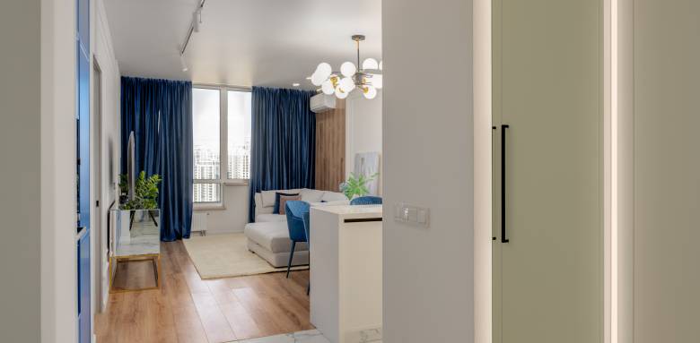 Rénovation du salon d'un appartement au Chesnay