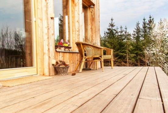 terrasse en pin 