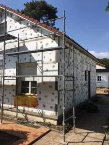 Isolation thermique par l'extérieur (ITE) en polystyrène - Nantes 44