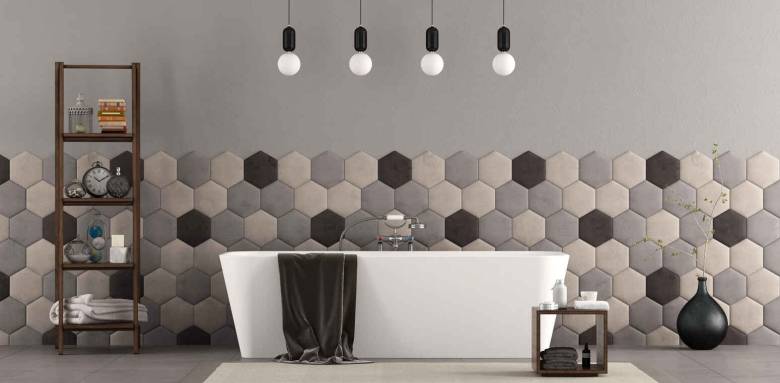 Décoration en losange