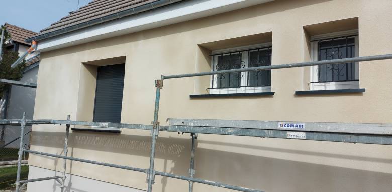 Rénovation de façade avec ITE