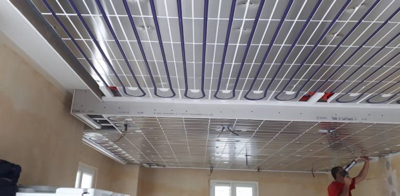 Plafond chauffant rayonnant