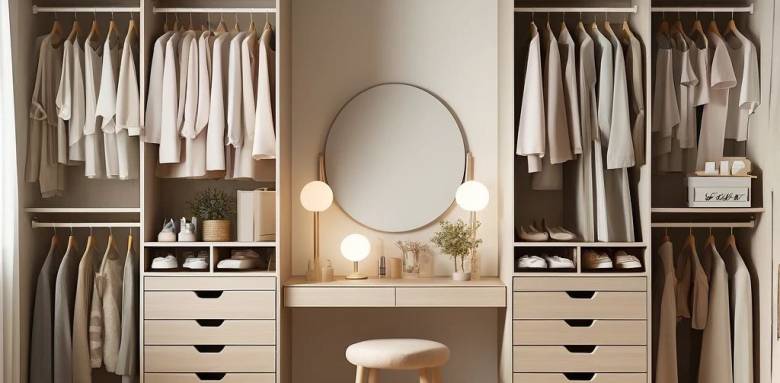 Créer un dressing dans une chambre de 12 m² à Paris 17 et 18 